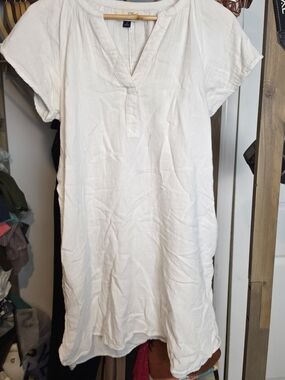 Universal Thread White Gauze Tunic Dress